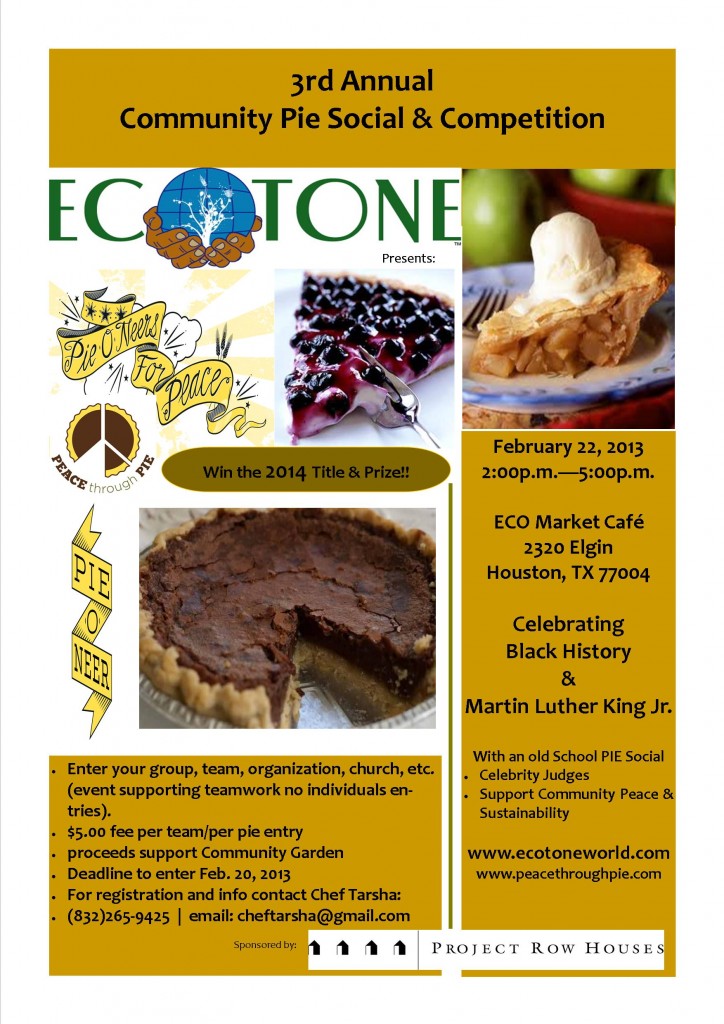 ECO Pie Social 2014 Poster