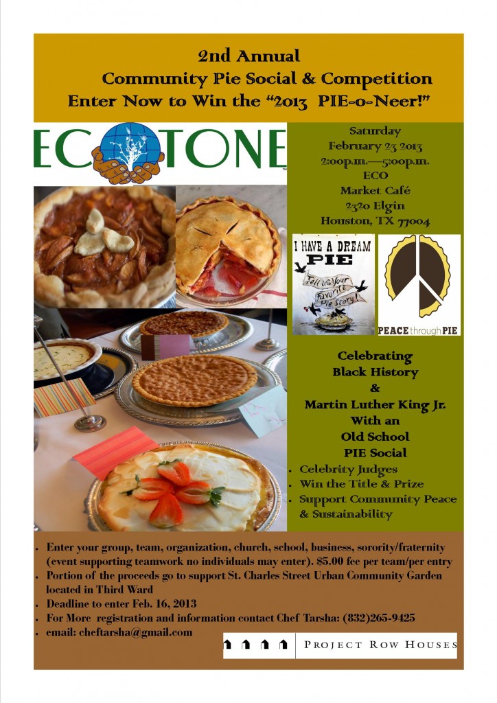 ECO Pie Social 2013 Poster